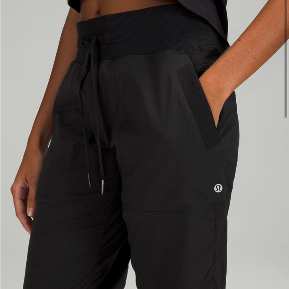 LULULEMON STUDIO PANT, black worn a couple times, too small for me. - Picture 2 of 4